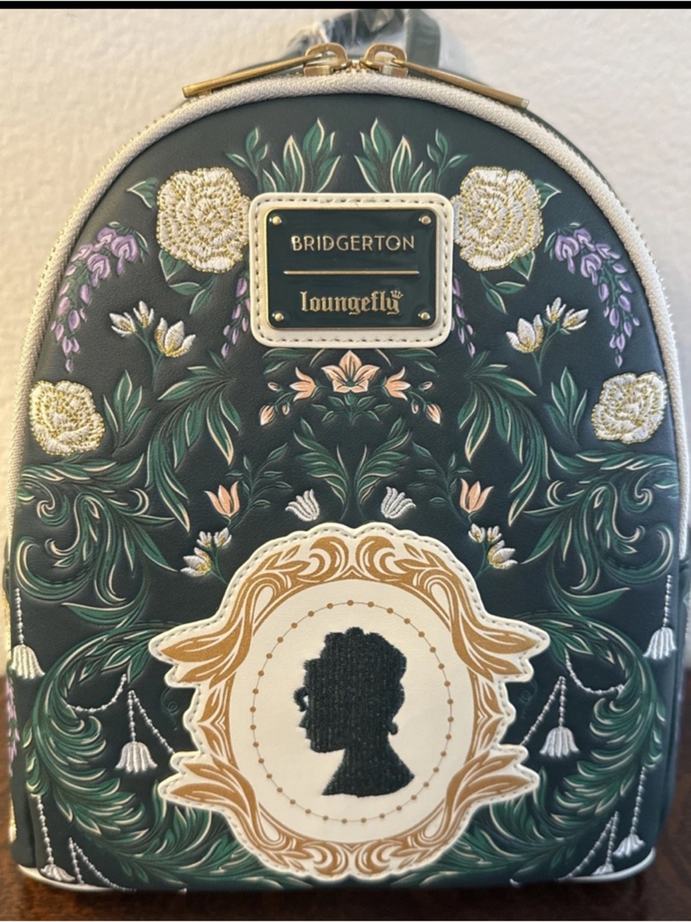 BEAUTIFUL Loungefly Netflix Bridgerton Silhouette Floral Mini Backpack - NWT